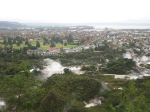 Hot springs in Rotorua